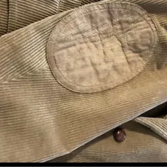 Vintage Pen West Pendleton 46 Tan Brown Corduroy Elbow Pads Blazer Suit Jacket - Picture 2 of 5